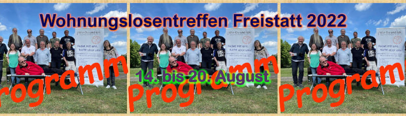 2022 Wohnungslosentreffen Freistatt